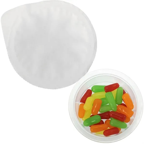 Large full color cup filled with candy.... from ASI 39552 BEL Promo