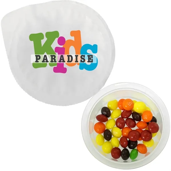 Large full color cup filled with candy.... from ASI 39552 BEL Promo