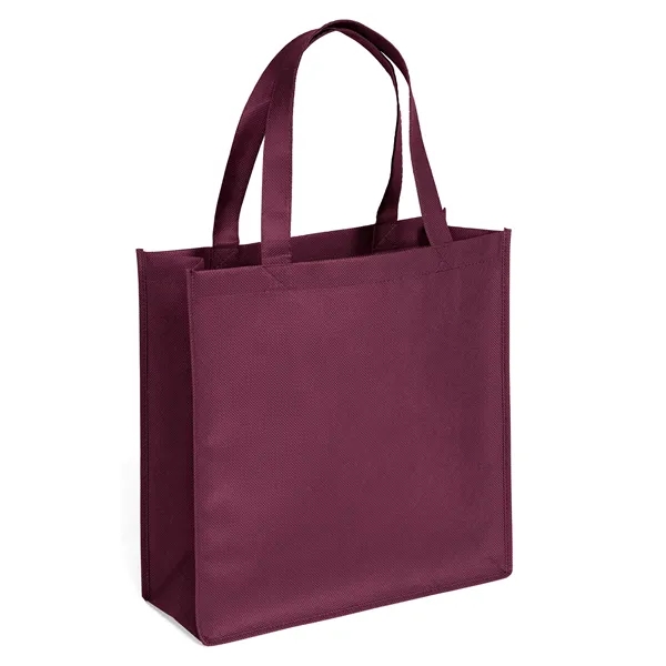 Non-Woven Polypropylene Tote with strong stitched seams and side/bottom gussets.... from ASI 37940 Bag Makers Inc