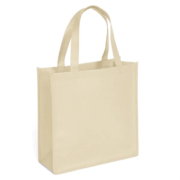 Non-Woven Polypropylene Tote with strong stitched seams and side/bottom gussets.... from ASI 37940 Bag Makers Inc