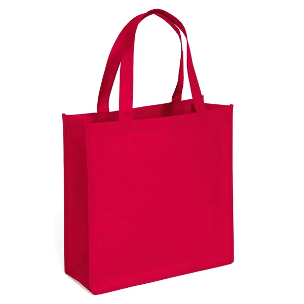 Non-Woven Polypropylene Tote with strong stitched seams and side/bottom gussets.... from ASI 37940 Bag Makers Inc