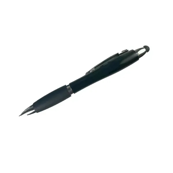 Click ballpoint pen designed with a matte barrel and rubber grip... from ASI 57956 Graphco line