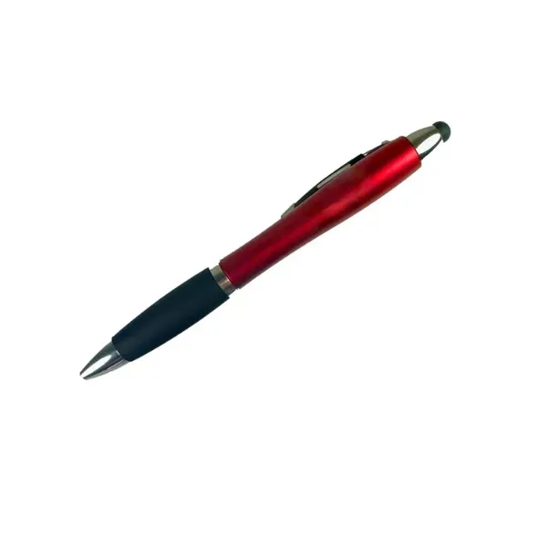 Click ballpoint pen designed with a matte barrel and rubber grip... from ASI 57956 Graphco line