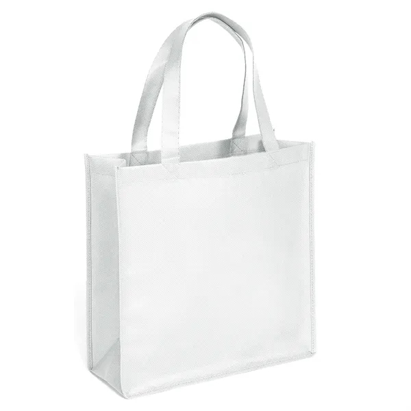 Non-Woven Polypropylene Tote with strong stitched seams and side/bottom gussets.... from ASI 37940 Bag Makers Inc