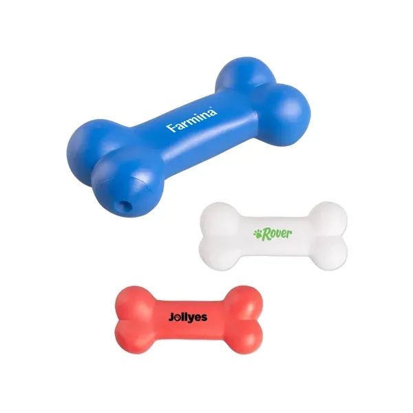 Dog bone shaped rubber squeeze squeak toy.... from ASI 98360 WOWLine / WOWLine®