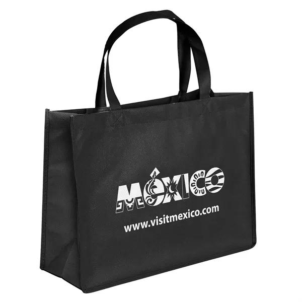 Non-Woven Polypropylene Tote with strong stitched seams and side/bottom gussets.... from ASI 37940 Bag Makers Inc