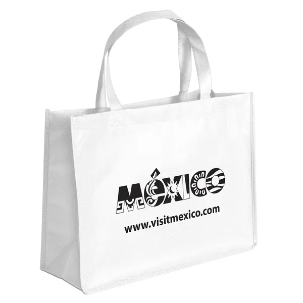 Non-Woven Polypropylene Tote with strong stitched seams and side/bottom gussets.... from ASI 37940 Bag Makers Inc