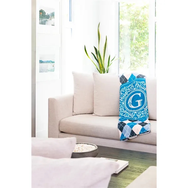 Soft and warm 220gsm 50" x 60" sublimated blanket, 100% polyester.... from ASI 73520 Neet Feet / Kanata Blanket