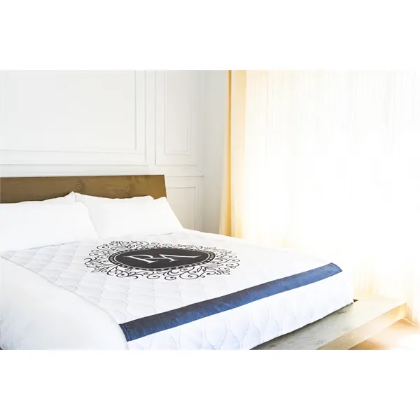 Soft and warm 60" x 80" sublimated blanket, 100% polyester.... from ASI 73520 Neet Feet / Kanata Blanket