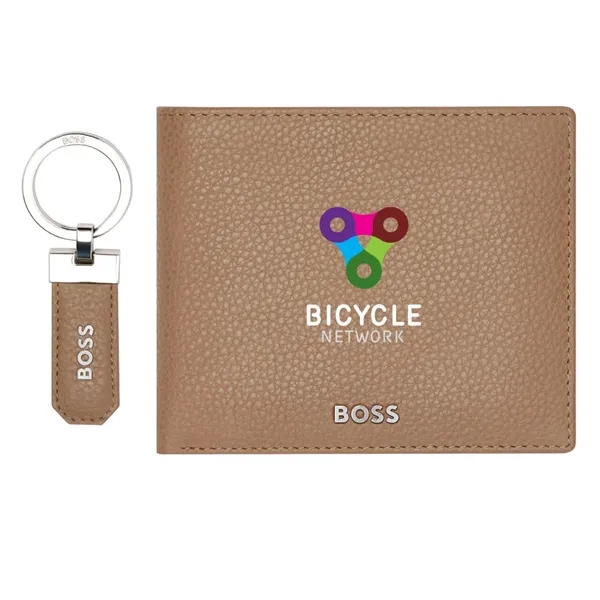 Enhance your everyday essentials with the Hugo Boss® Classic Grained Key... from ASI 84592 St Regis Group
