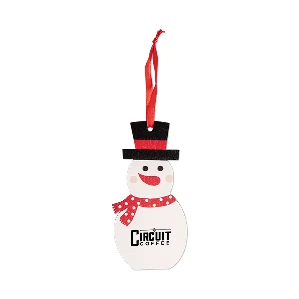 5" wood snowman ornament.... from ASI 98360 WOWLine / WOWLine®
