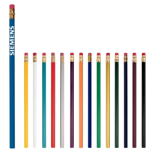 Wooden pencils with No. 2 graphite lead, gold tone ferrule and... from ASI 57653 Gold Bond