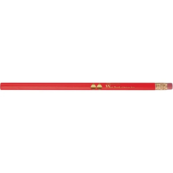 Wooden pencils with No. 2 graphite lead, gold tone ferrule and... from ASI 57653 Gold Bond