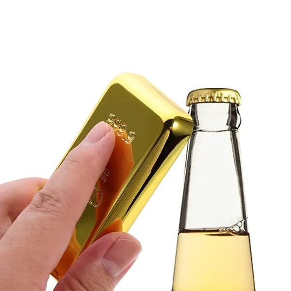 Gold bar bottle opener magnet... from ASI 31517 Admart Products / Admart Line