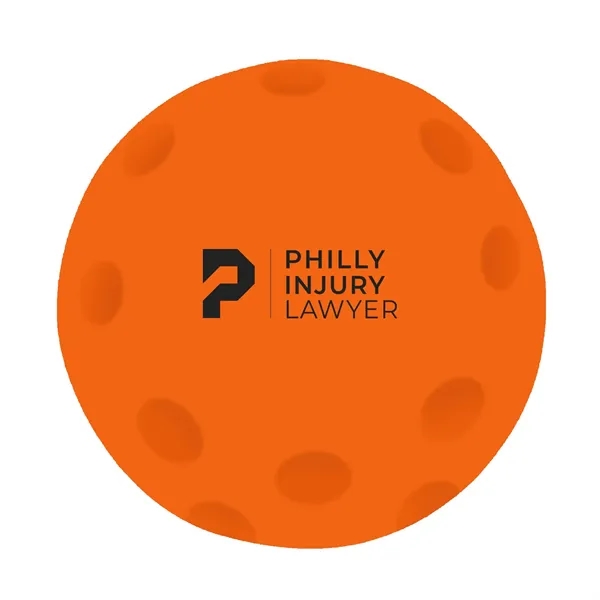 2.5" pickleball shaped stress reliever.... from ASI 63549 Jornik Manufacturing Corp