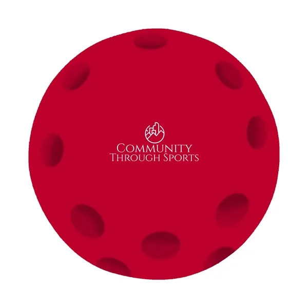 2.5" pickleball shaped stress reliever.... from ASI 63549 Jornik Manufacturing Corp