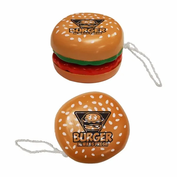 Hamburger shaped yo yo.... from ASI 45100 Chulani Promotional Products, Inc / Competitive Edge Innovations/Chulani