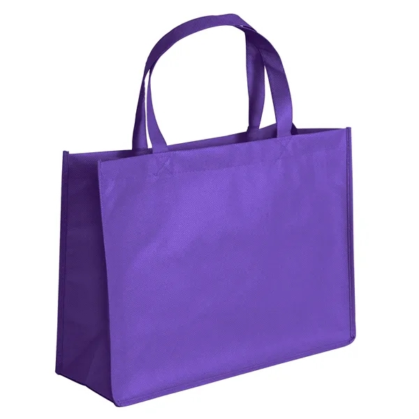 Non-Woven Polypropylene Tote with strong stitched seams and side/bottom gussets.... from ASI 37940 Bag Makers Inc
