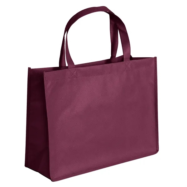 Non-Woven Polypropylene Tote with strong stitched seams and side/bottom gussets.... from ASI 37940 Bag Makers Inc