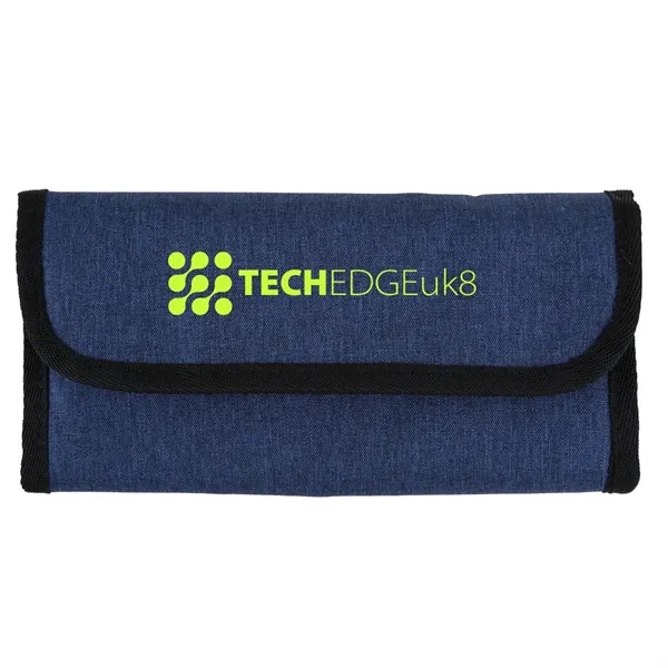 17" x 9 3/8" roll-up tech organizer with secure hook and... from ASI 52840 Evans Manufacturing