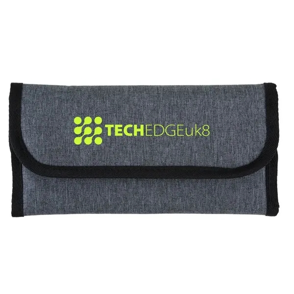 17" x 9 3/8" roll-up tech organizer with secure hook and... from ASI 52840 Evans Manufacturing