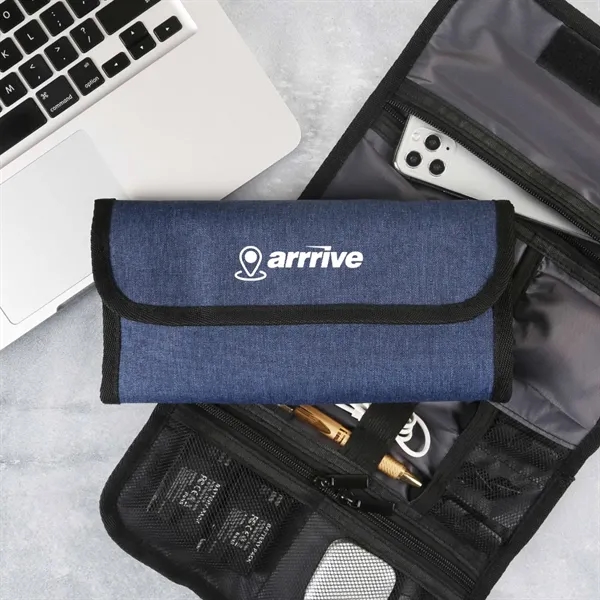 17" x 9 3/8" roll-up tech organizer with secure hook and... from ASI 52840 Evans Manufacturing