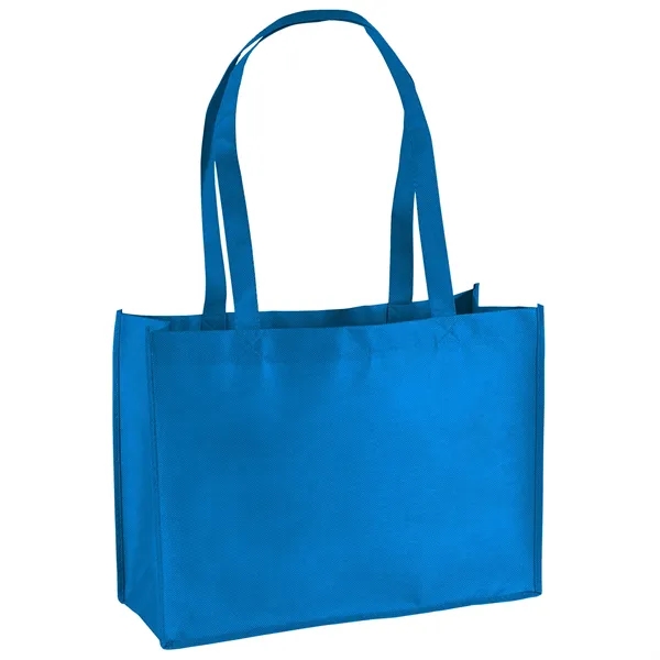 Non-Woven Polypropylene Tote with strong stitched seams and side/bottom gussets.... from ASI 37940 Bag Makers Inc