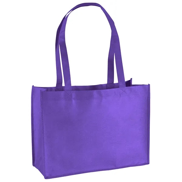 Non-Woven Polypropylene Tote with strong stitched seams and side/bottom gussets.... from ASI 37940 Bag Makers Inc