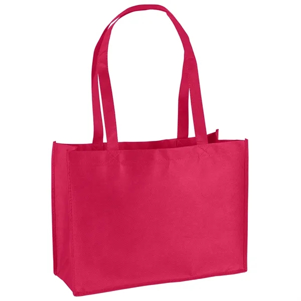Non-Woven Polypropylene Tote with strong stitched seams and side/bottom gussets.... from ASI 37940 Bag Makers Inc