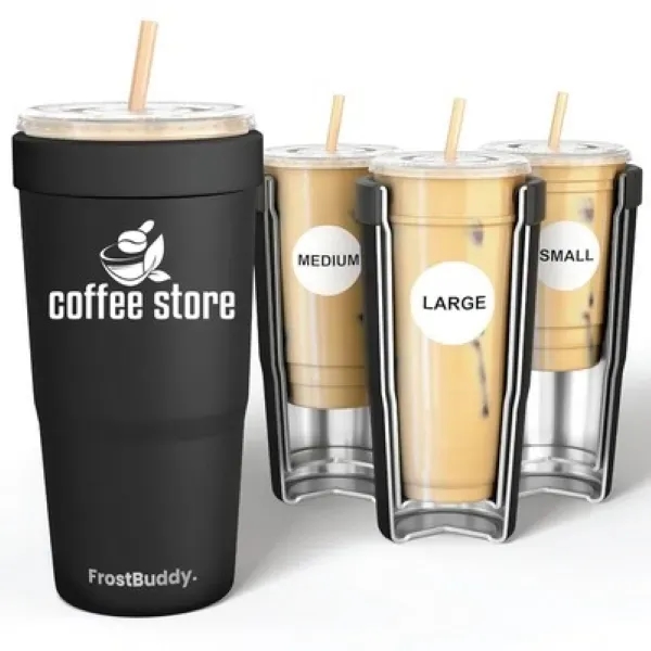 The Frost Buddy To-Go Tumbler insulates cups to keep your drinks... from ASI 80060 VisionUSA