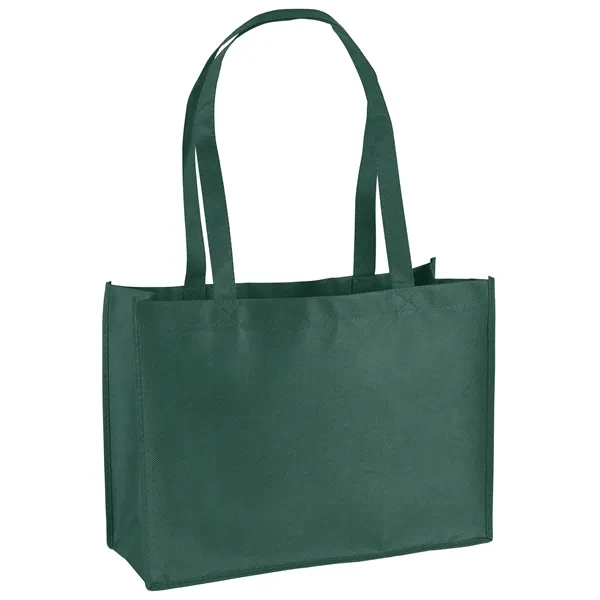 Non-Woven Polypropylene Tote with strong stitched seams and side/bottom gussets.... from ASI 37940 Bag Makers Inc