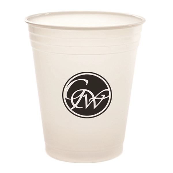 Translucent soft sided plastic cup.... from ASI 88200 TK Sorg's - A Div of Arch Promo Group, LLC / GRANDE