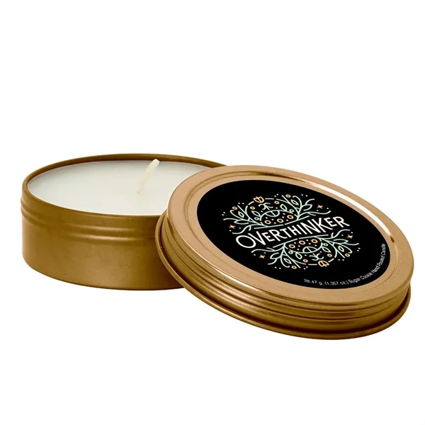With its sturdy metal tin and secure screw-top lid, this candle... from ASI 62088 IDProductsource