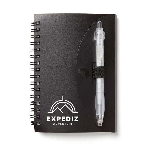 4 1/4" x 5 3/8" 80-page spiral notebook with Cardinal pen.... from ASI 63549 Jornik Manufacturing Corp / Jornik