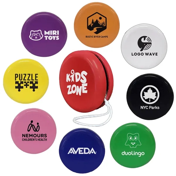 Fun fashionable yo-yo, in bright colors. Diameter 2" - Ready Inventory... from ASI 45100 Chulani Promotional Products, Inc / Competitive Edge Innovations/Chulani