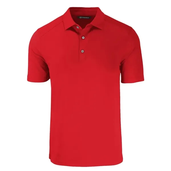 Men's polo with short sleeves, 4-way stretch, moisture-wicking performance, and UPF50+... from ASI 47965 Cutter & Buck