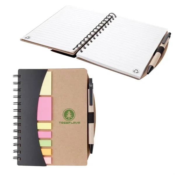 Broome Mini Journal with Pen, Flags & Sticky Notes... from ASI 67866 Logomark/Valumark / Valumark™