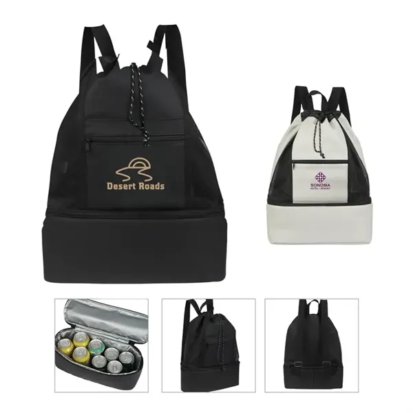 Paxton 2-in-1 Drawstring Cooler Backpack... from ASI 67866 Logomark/Valumark