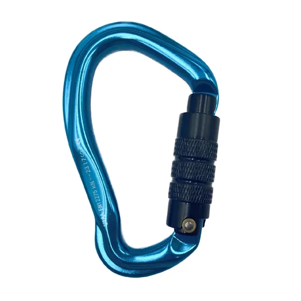 B Ring twist gate aluminum carabiner plus laser engraving on 1... from ASI 37218 Athena Promo (tm)