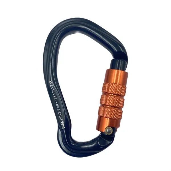 B Ring twist gate aluminum carabiner plus laser engraving on 1... from ASI 37218 Athena Promo (tm)