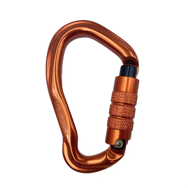 B Ring twist gate aluminum carabiner plus laser engraving on 1... from ASI 37218 Athena Promo (tm)