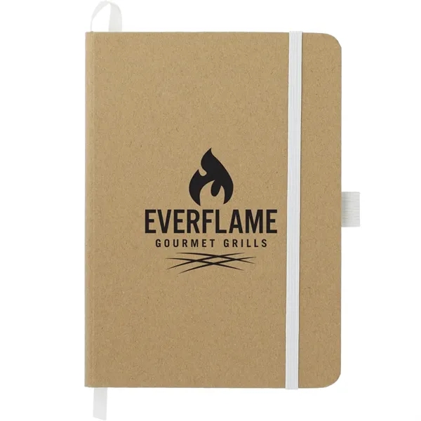 5" x 7" notebook with 8- sheets, FSC-certified paper cover, ribbon... from ASI 66887 PCNA / Bullet