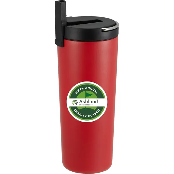 24 oz. vacuum insulated tumbler with straw and lid.... from ASI 66887 PCNA / Leeds
