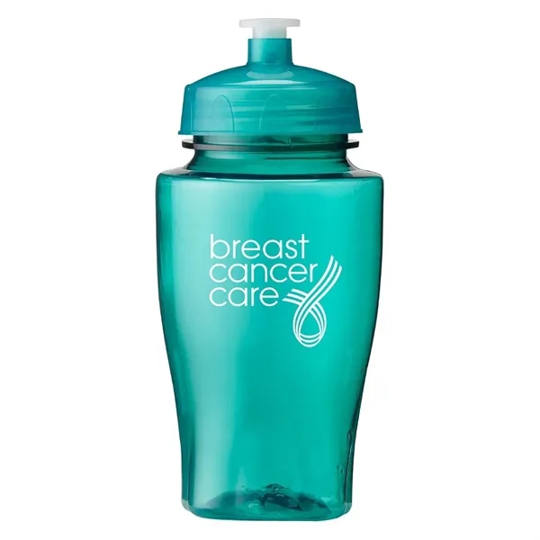 16 oz. rPET wide mouth water bottle with push/pull lid.... from ASI 52840 Evans Manufacturing