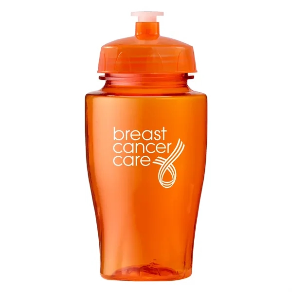 16 oz. rPET wide mouth water bottle with push/pull lid.... from ASI 52840 Evans Manufacturing