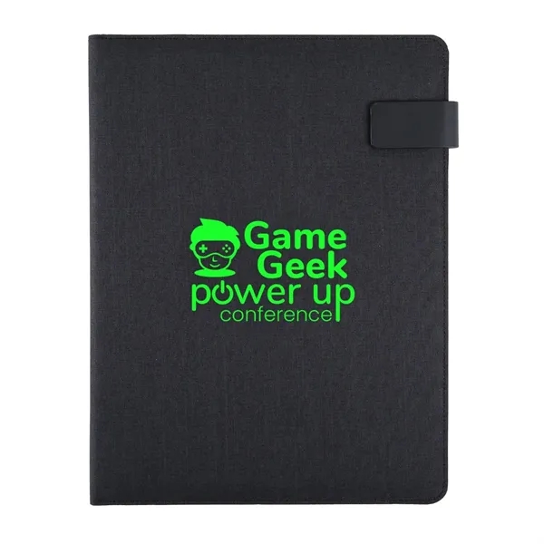 Travel tech organizer with FSC paper and magnetic closure.... from ASI 52840 Evans Manufacturing