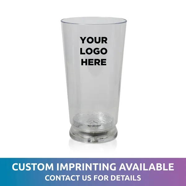 16 oz. clear plastic pint glass with your choice of LED... from ASI 42016 Brighter Promotions Inc