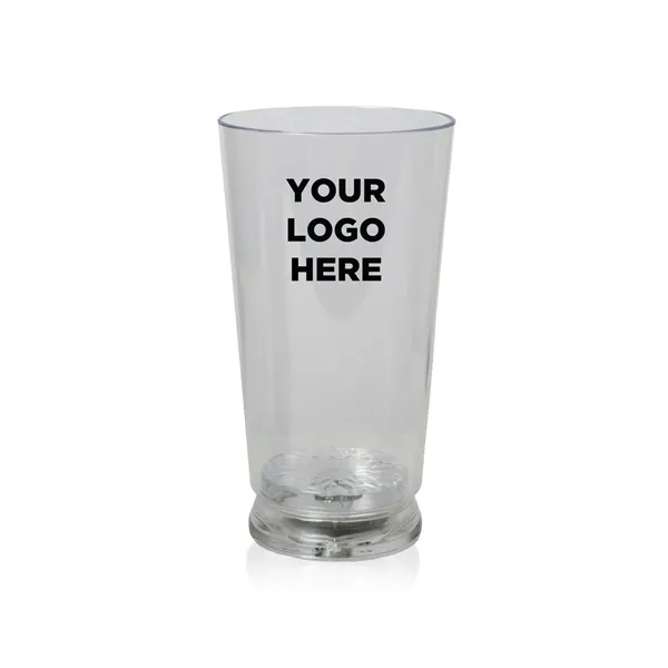 16 oz. clear plastic pint glass with your choice of LED... from ASI 42016 Brighter Promotions Inc