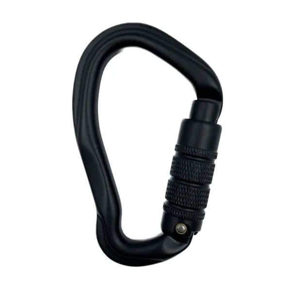 B Ring triple gate aluminum carabiner plus laser engraving on 1... from ASI 37218 Athena Promo (tm)