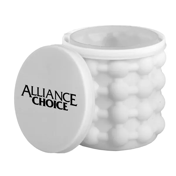 Silicone portable ice cube maker and bucket with lid.... from ASI 52840 Evans Manufacturing